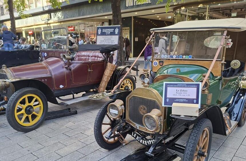 Classic car parade on the Planken: Mannheim celebrates 140 years of the ...