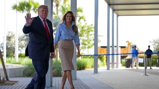 Er kam persönlich: Trump hat Stimme für Midterms abgegeben