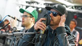 <p>Der neue Söhne-Mannheims-Frontmann Tino Oac (rechts) und Neuzugang Dominic Sanz.</p>