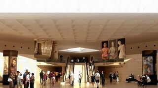 <p>So soll der neue Louvre-Eingang einmal aussehen.</p>