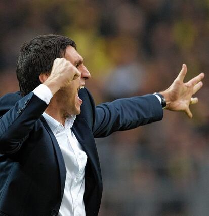 <p>Trainer Tayfun Korkut befindet sich mit Hannover 96 auf Höhenflug.</p>
